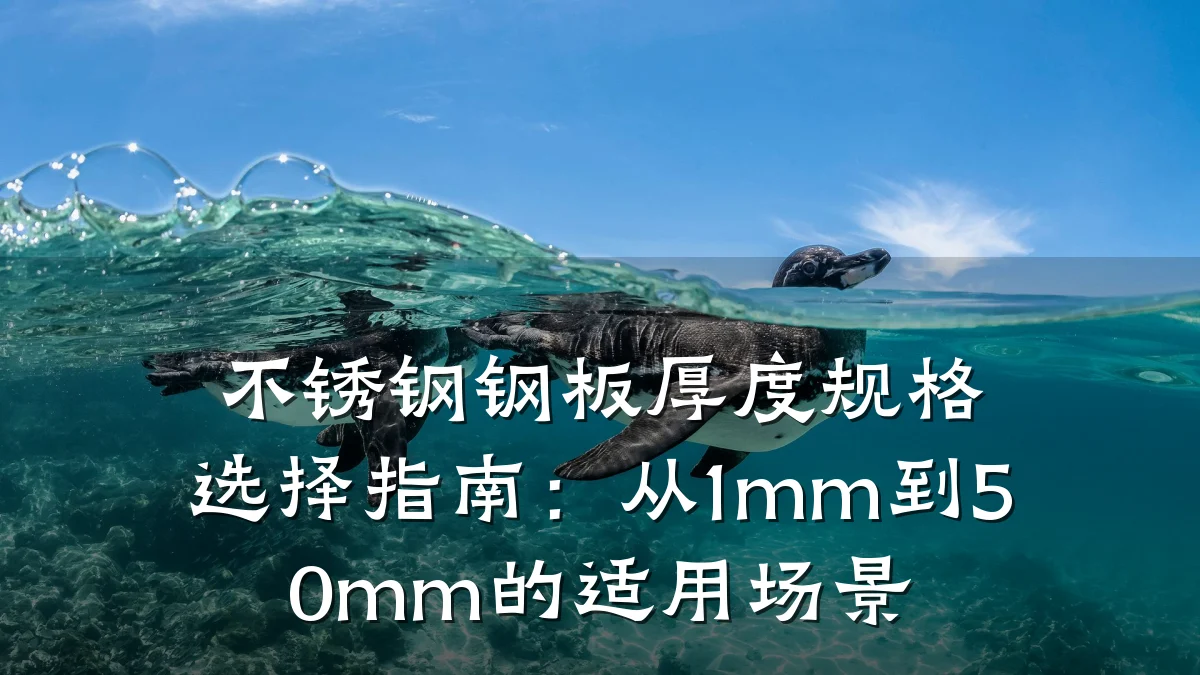 不锈钢钢板厚度规格选择指南：从1mm到50mm的适用场景