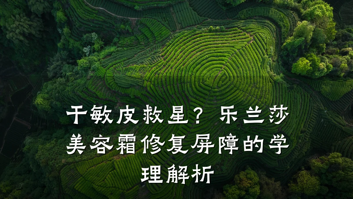干敏皮救星?乐兰莎美容霜修复屏障的学理解析