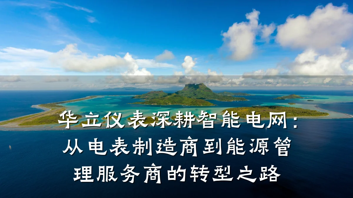 华立仪表深耕智能电网:从电表制造商到能源管理服务商的转型之路