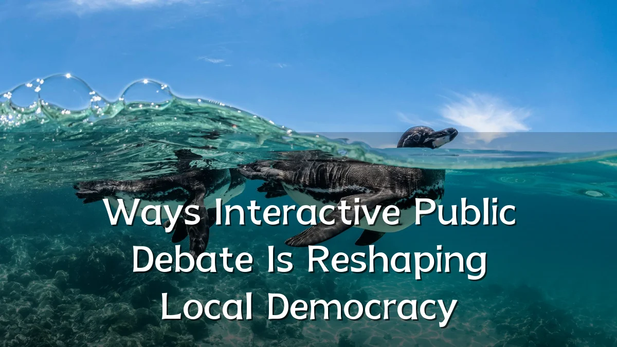 Ways Interactive Public Debate Is Reshaping Local Democracy