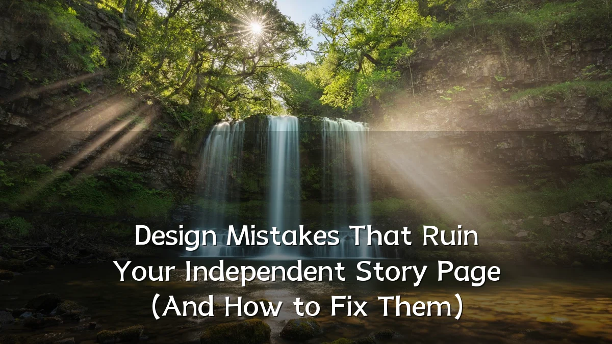 Design Mistakes That Ruin Your Independent Story Page (And How to Fix Them)