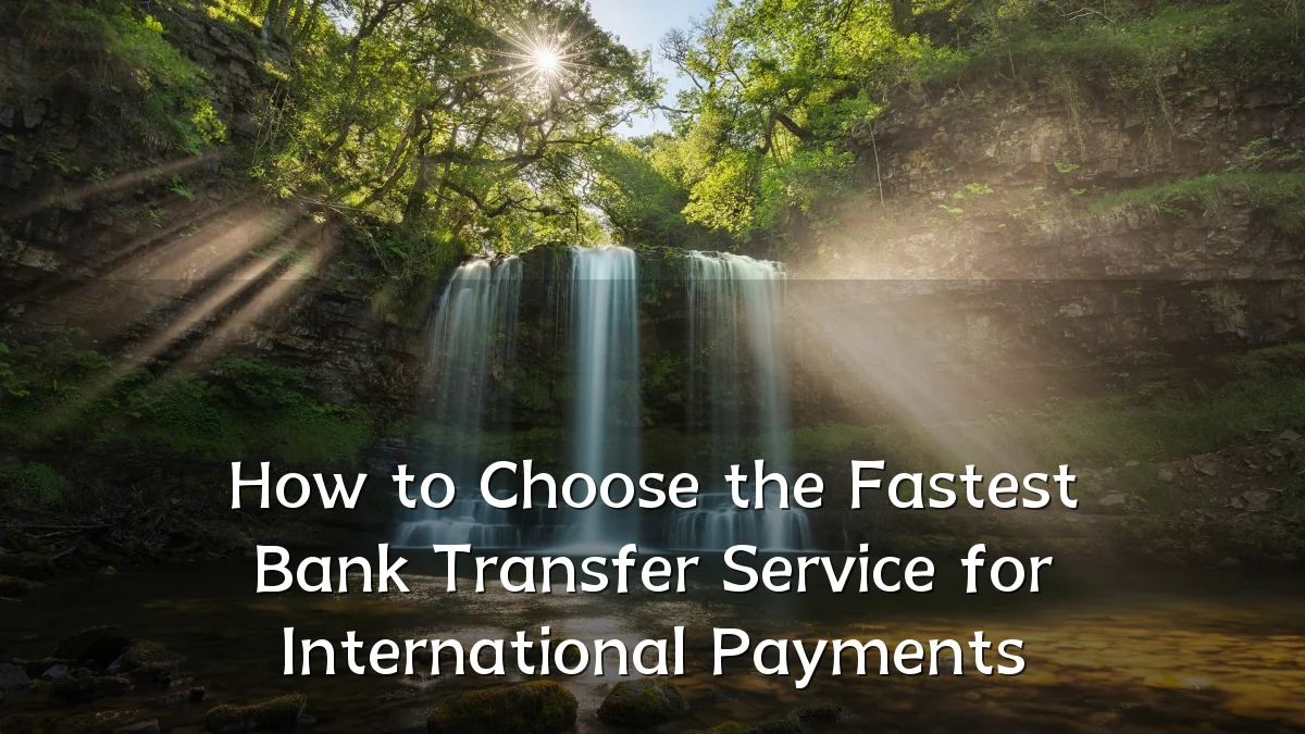 How to Choose the Fastest Bank Transfer Service for International Payments