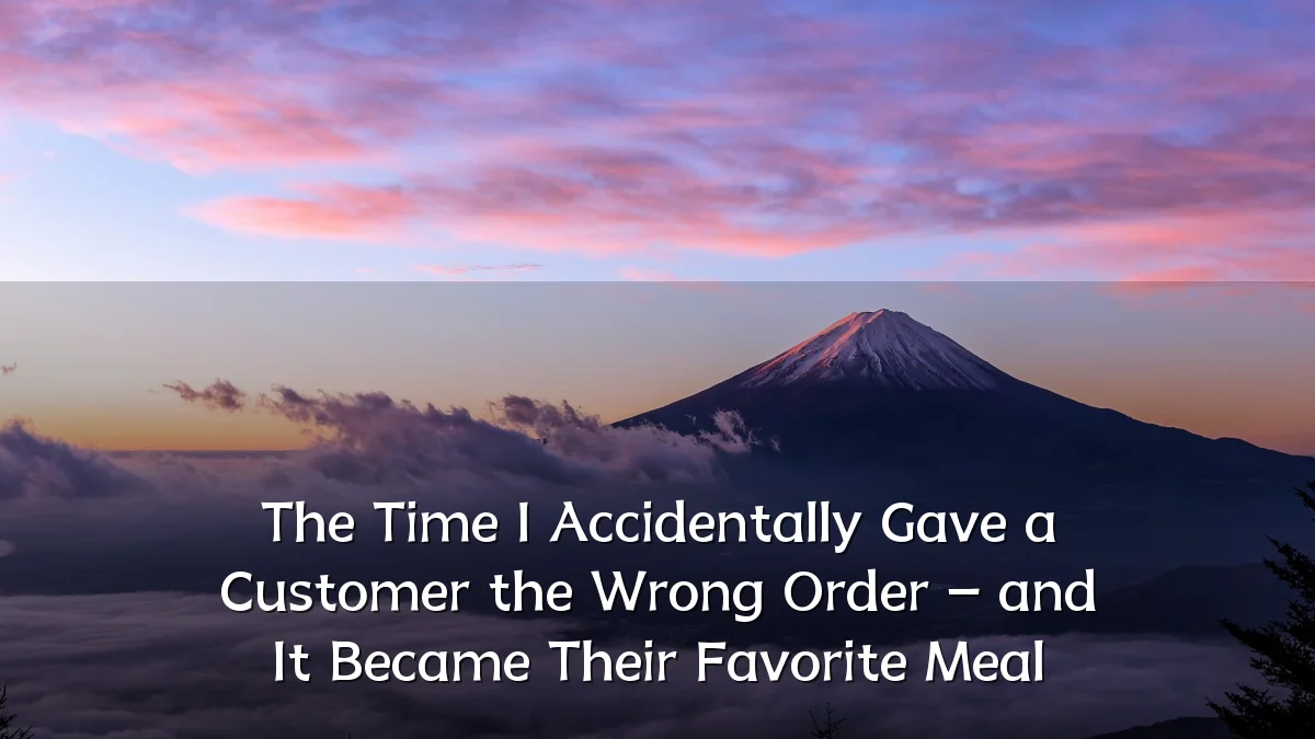 The Time I Accidentally Gave a Customer the Wrong Order – and It Became Their Favorite Meal