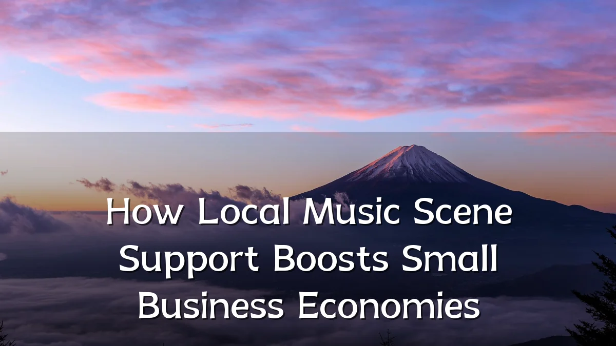 How Local Music Scene Support Boosts Small Business Economies
