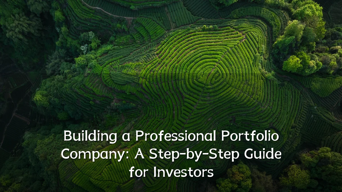 Building a Professional Portfolio Company: A Step-by-Step Guide for Investors