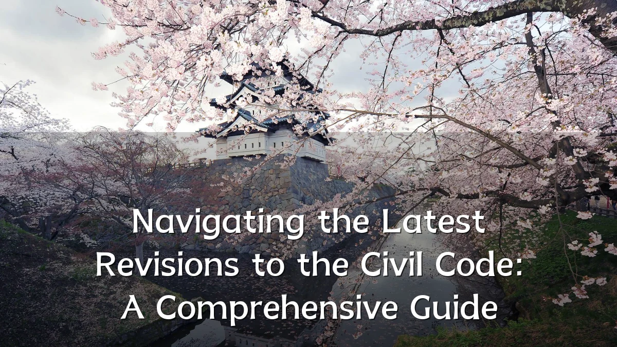 Navigating the Latest Revisions to the Civil Code: A Comprehensive Guide