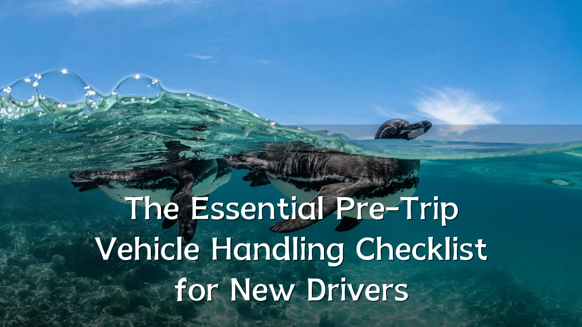 The Essential Pre-Trip Vehicle Handling Checklist for New Drivers